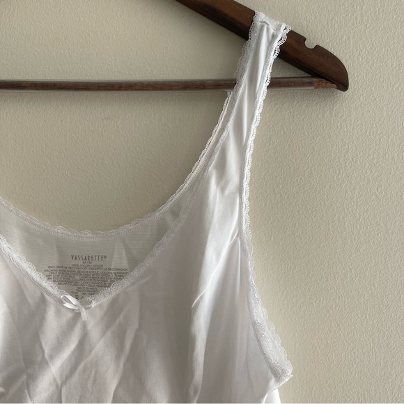 Vassarette Satin Sleep Tank - Picture 3 of 10